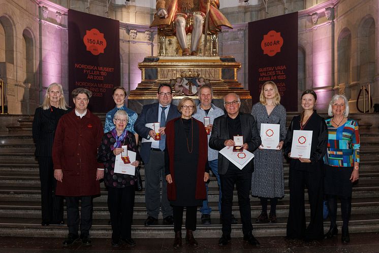 Medaljörer och stipendiater Nordiska museet 2023