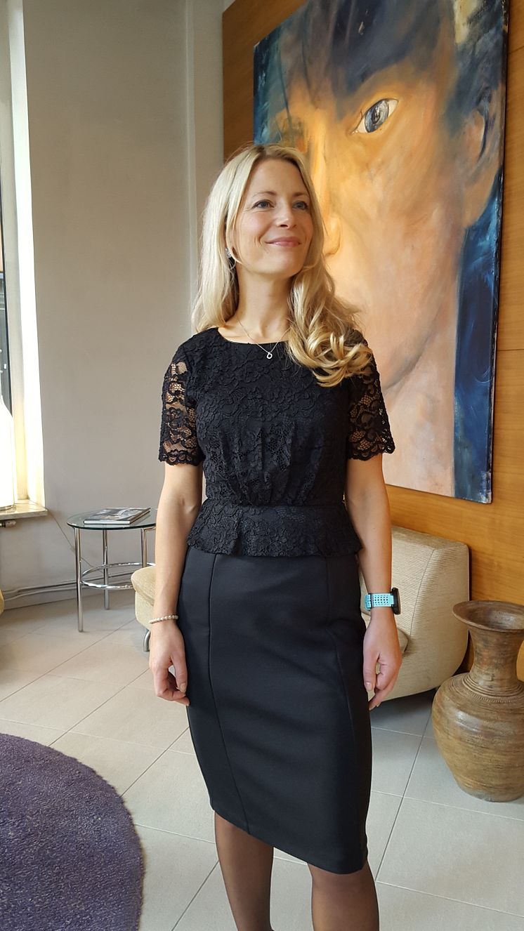 Susanne Ehnbåge,  Årets Ruter Dam 2017 og administrerende direktør NetOnNet AB      