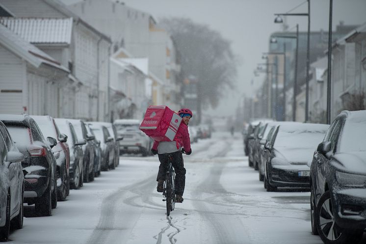 foodorabud i snøen