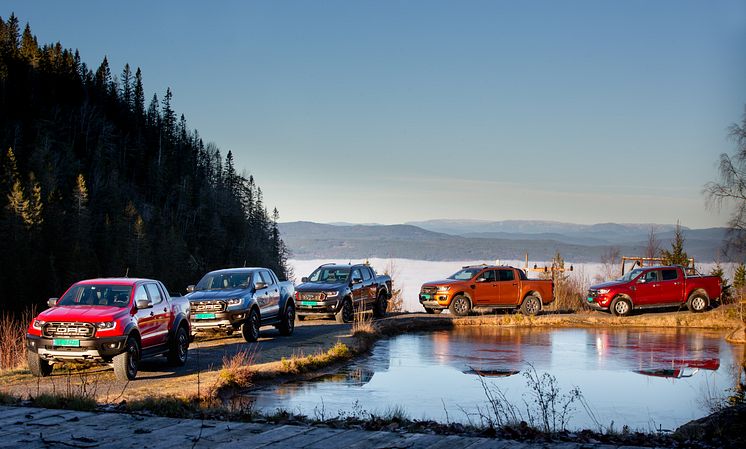 Ford Ranger Mest solgte pickup 2020