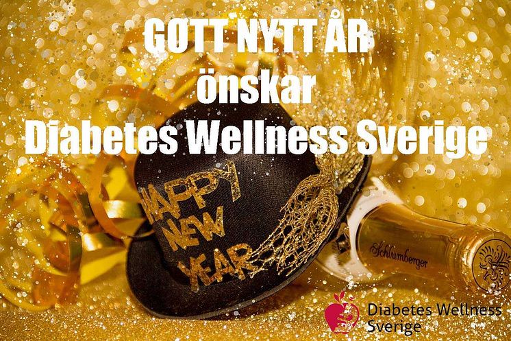 Gott Nytt År önskar vi på Diabetes Wellness Sverige