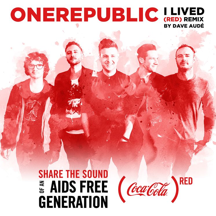 OneRepublic Coca-Colan (RED) -kampanjassa