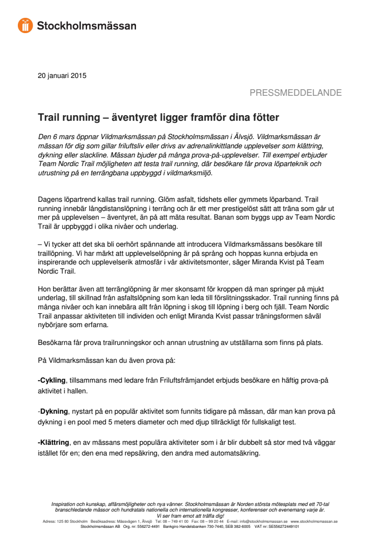 Trail running – äventyret ligger framför dina fötter