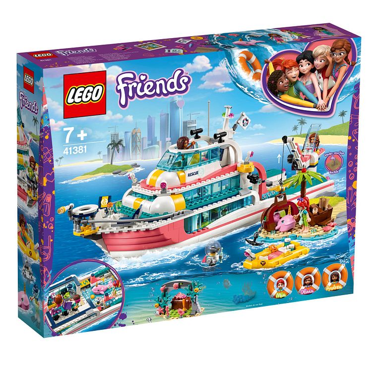 DreamToys19_19_Lego Friends Rescue Mission Boat