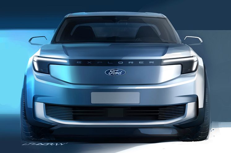 2023 FORD ny elektrisk Explorer skisser  (2)