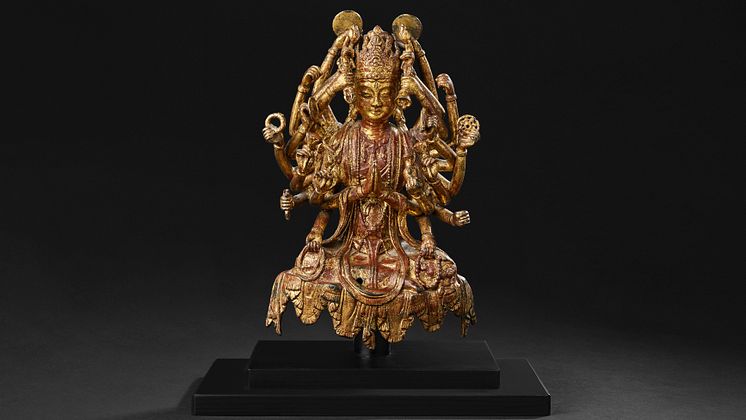 Header – Rare gilded bronze figure of Avalokiteshvara