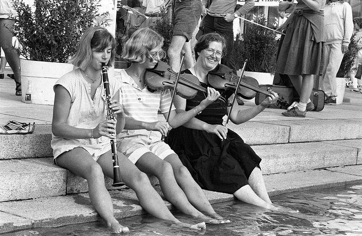 Foto_Musikhuset Aarhus. Spillemandsstævne i 1984