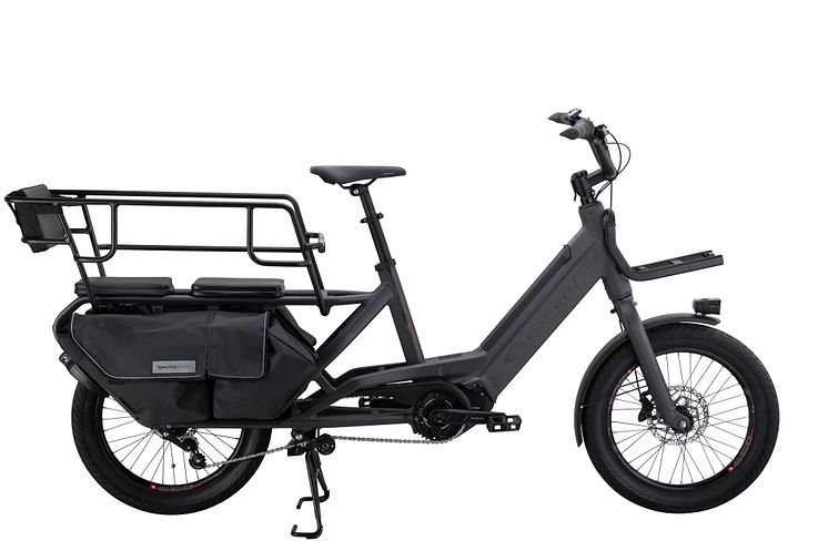 Crescent Elast, kompakt elcykel för familjetransport