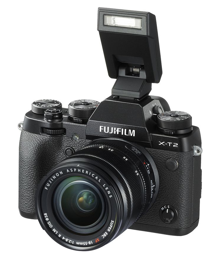 FUJIFILM X-T2 with XF18-55mm F2.8-4 and EF-X8 flash