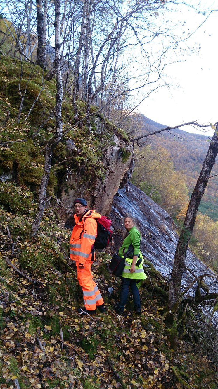 Befaring skredområdet