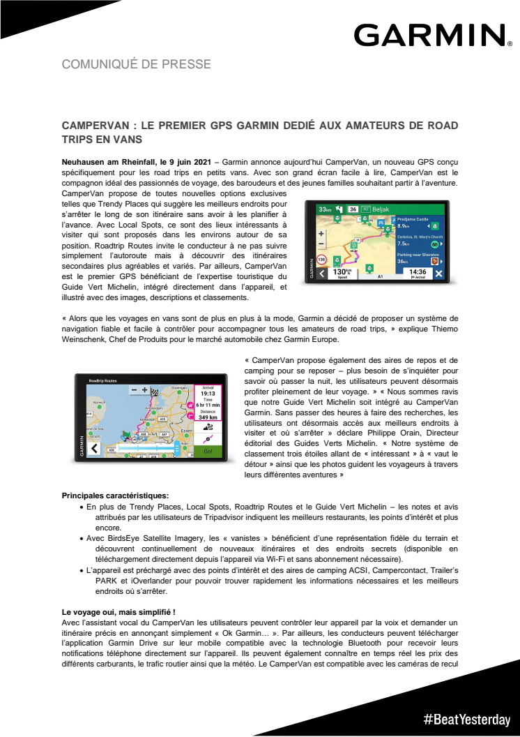 CP Garmin CamperVan