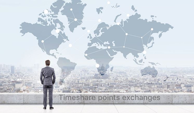 Timeshare points exchange