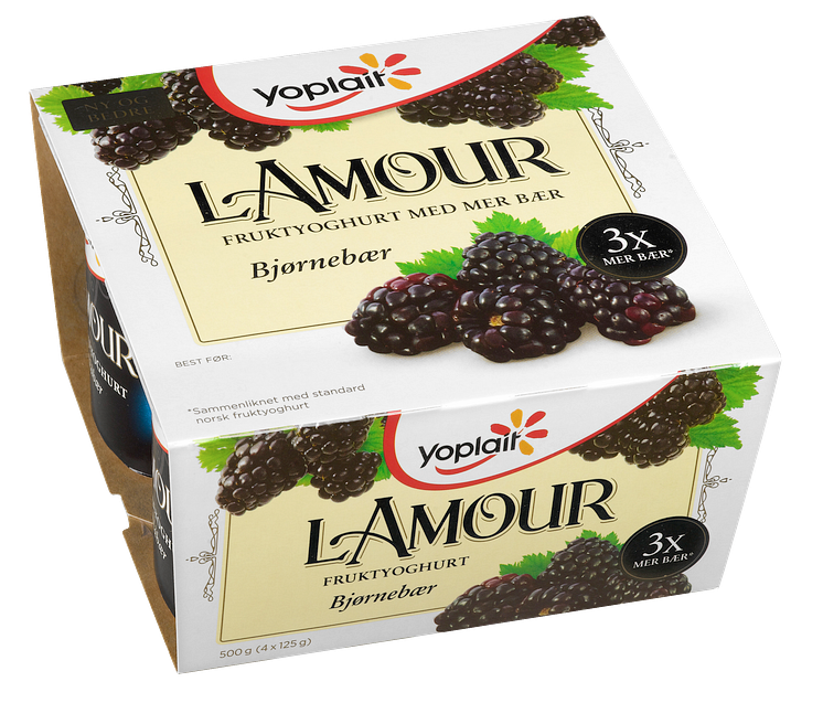 Yoplait l'Amour med bjørnebær