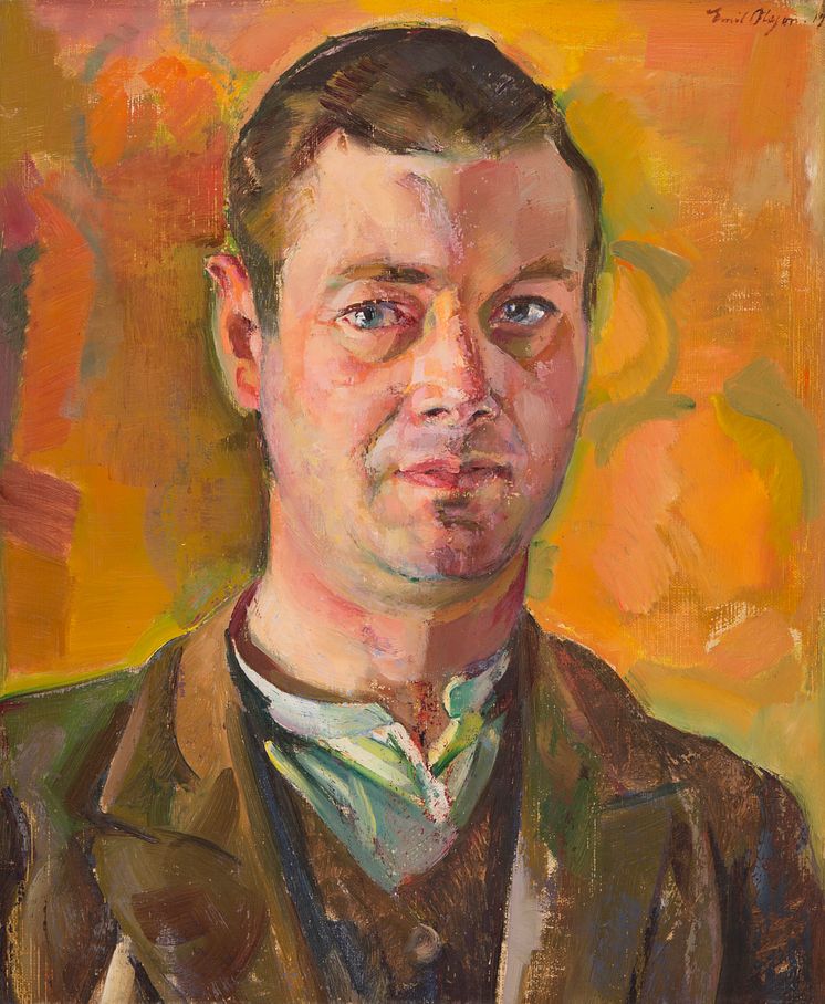 Emil Olsson (1890-1964), olja på duk, 1919