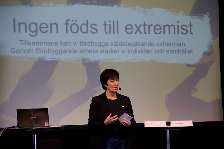 Mona Sahlin, presentation