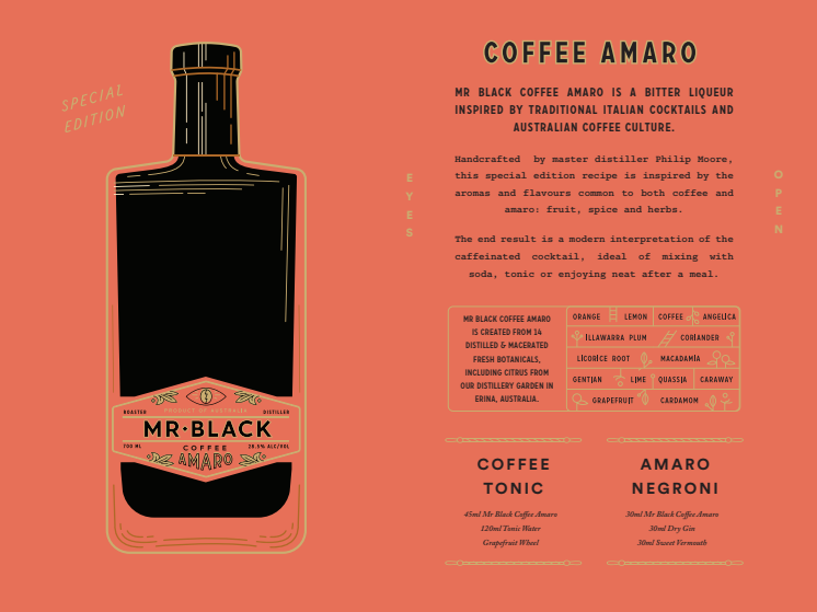 Mr Black Coffee Amaro Tasting Notes