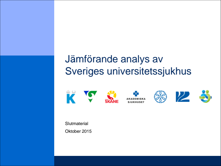 ​Ny jämförelse av Sveriges universitetssjukhus