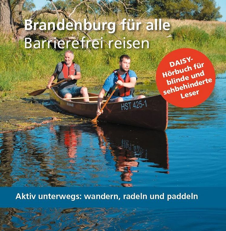 Umschlag DAISY Hörbuch Brandenburg für alle Barrierefrei reisen