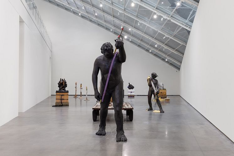 Installation view: Nicole Eisenman - Giant Without a Body. (c) Astrup Fearnley Museet / Photo: Christian Øen