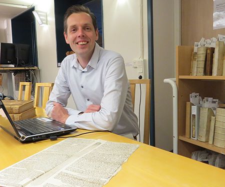 Alex Alsemgeest från De Koninklijke Bibliotheek i Haag, Holland