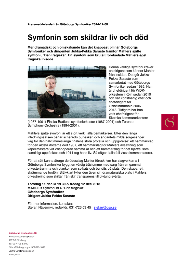 Symfonin som skildrar liv och död