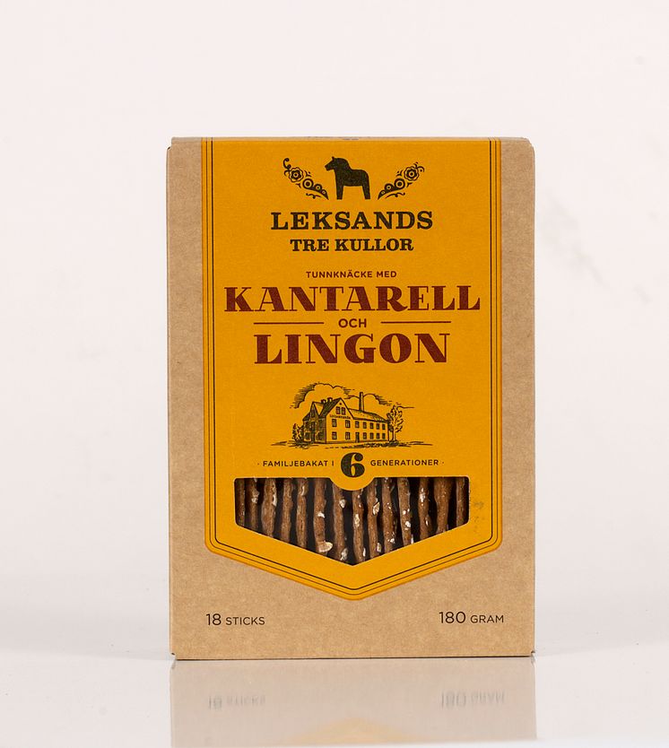 TRE KULLOR Kantarell och Lingon