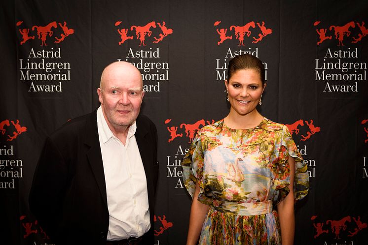 Wolf Erlbruch and Swedish crown princess Victoria