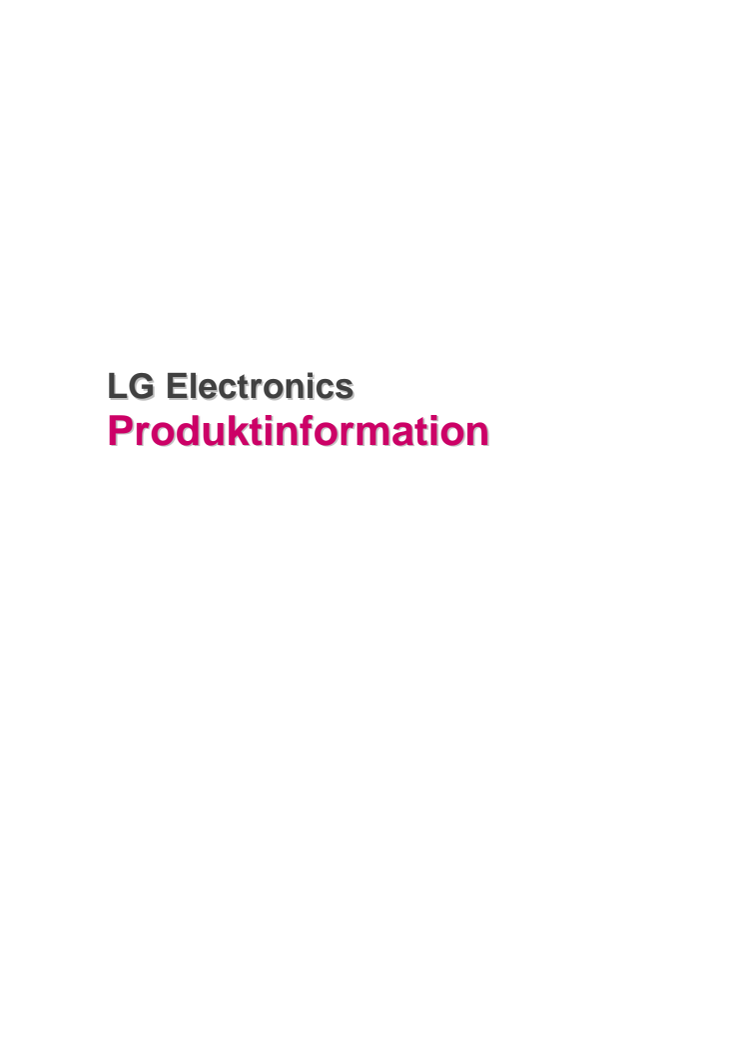 LG OLED TV - Tekniska specifikationer