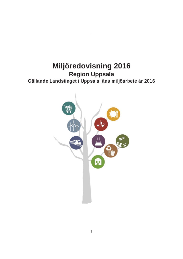 Miljöredovisning 2016 Region Uppsala