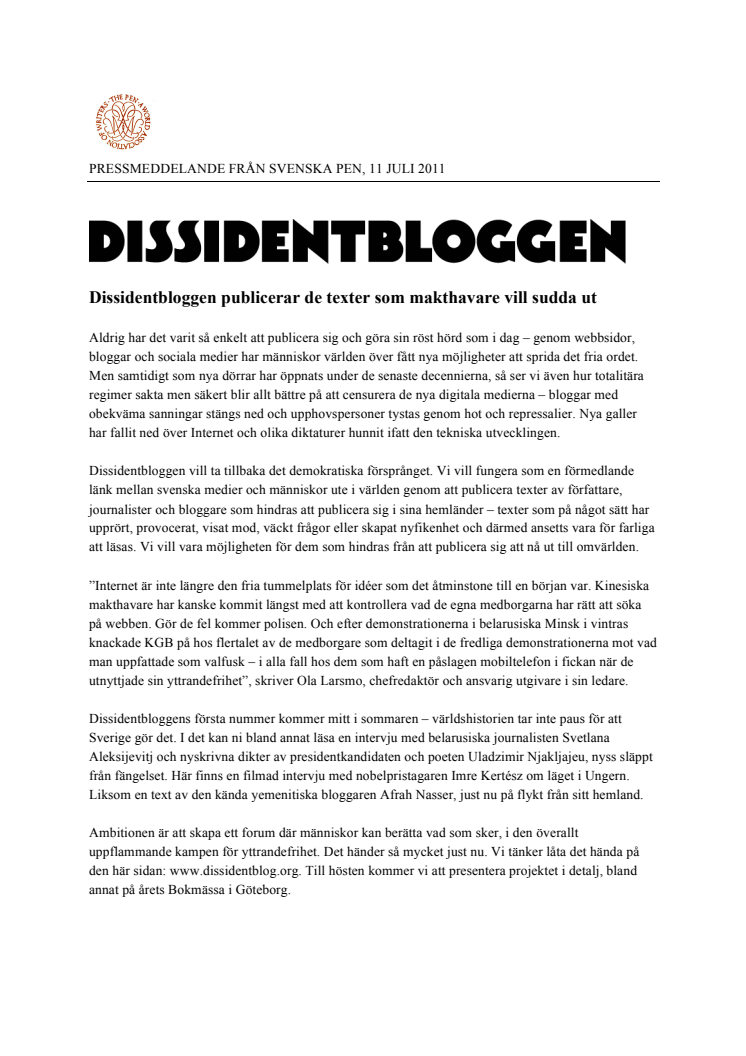 Dissidentbloggen