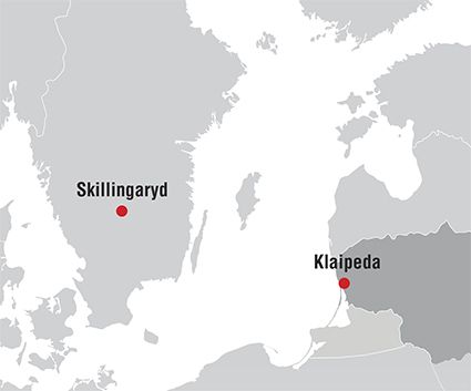 Proton Engineering Lithuania ligger i Klaipeda.