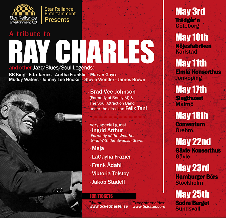 Poster - A Tribute to Ray Charles