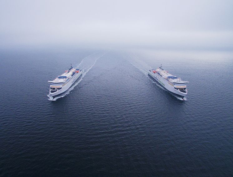 Scandlines' neue Hybridfähren "Berlin" und "Copenhagen"