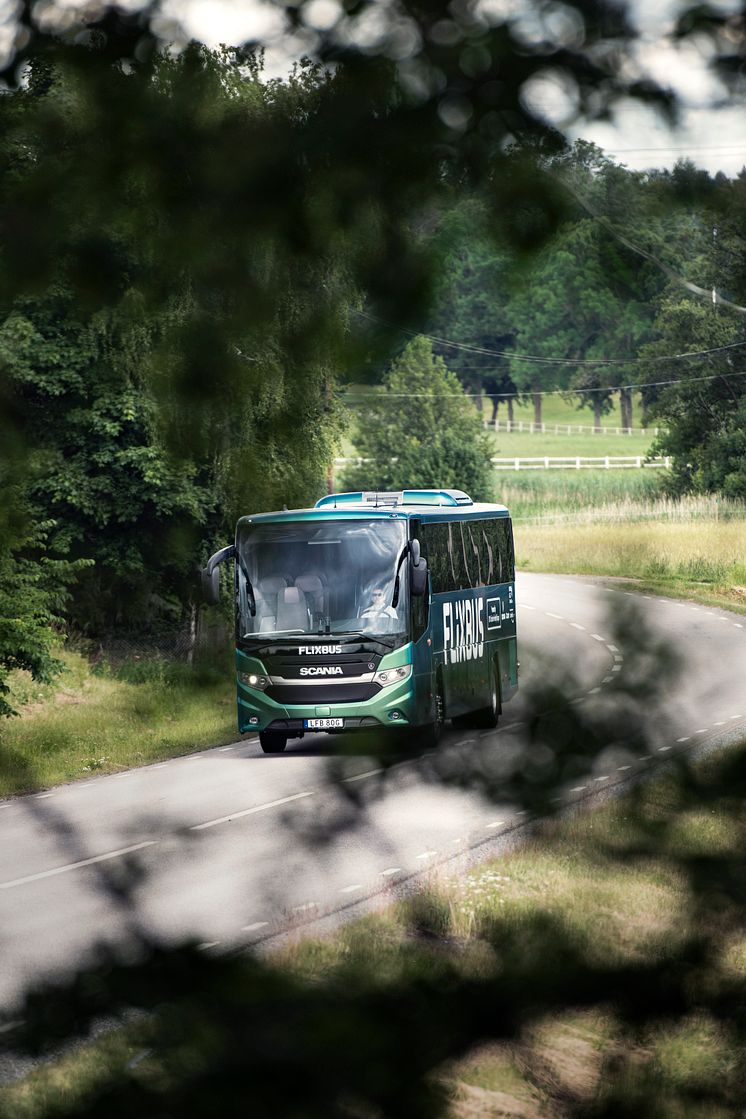 FlixBus Biogas Bus 