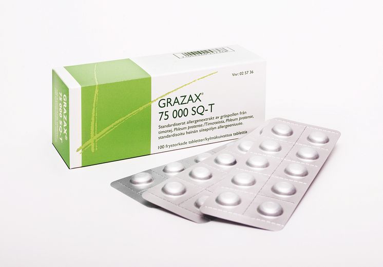 GRAZAX - tabletter för behandling av  gräsallergi 
