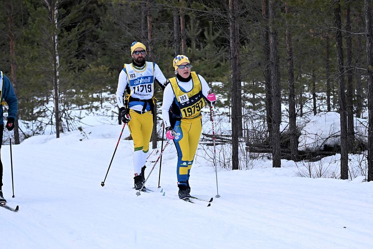 Vasaloppet 2023 med Vasan för Margit-lappar