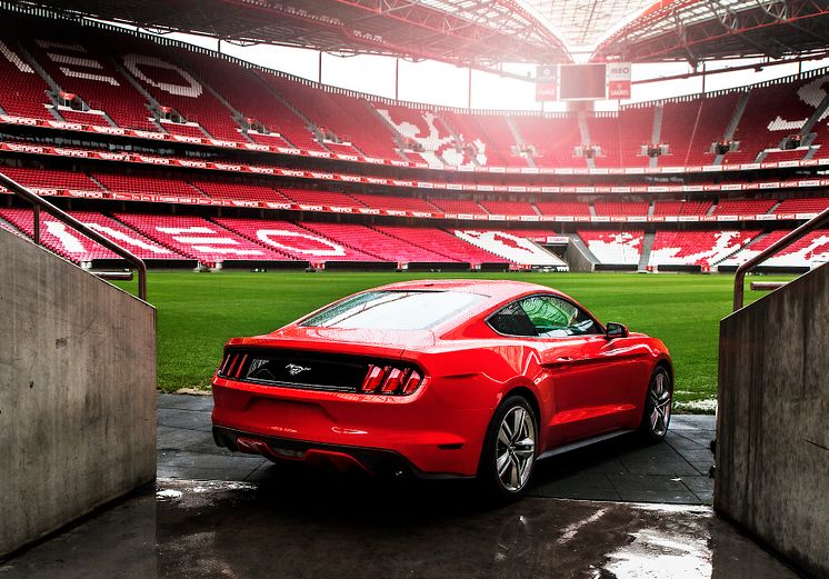 Nye Ford Mustang under Champions League-finalen i Lisboa