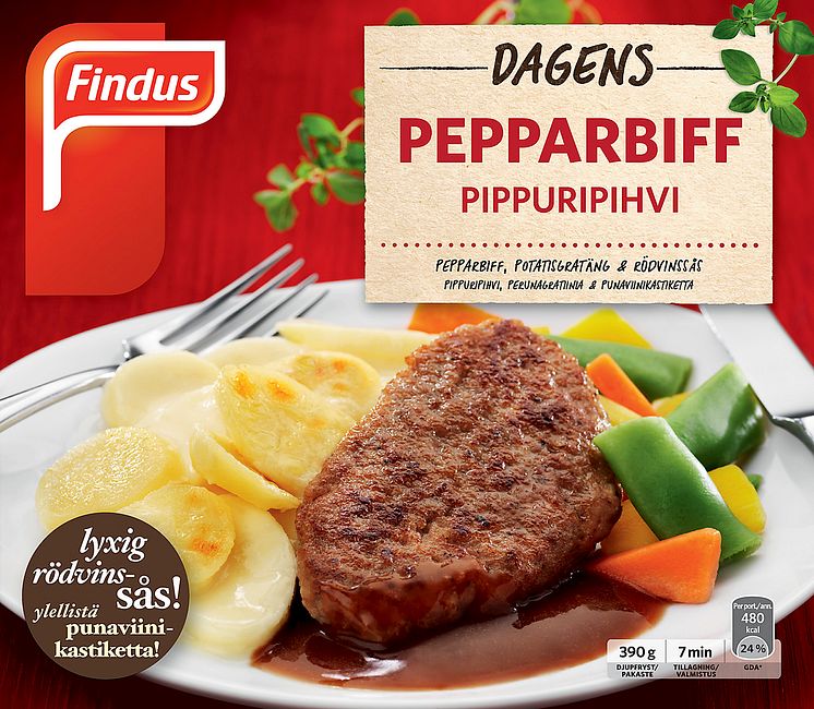 Dagens Pippuripihvi 390g