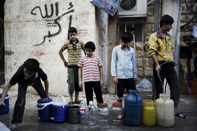 Rent vatten till 10 miljoner människor i Syrien