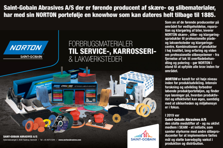 FORBRUGSMATERIALER TIL SERVICE-, KARROSSERI- & LAKVÆRKSTEDER