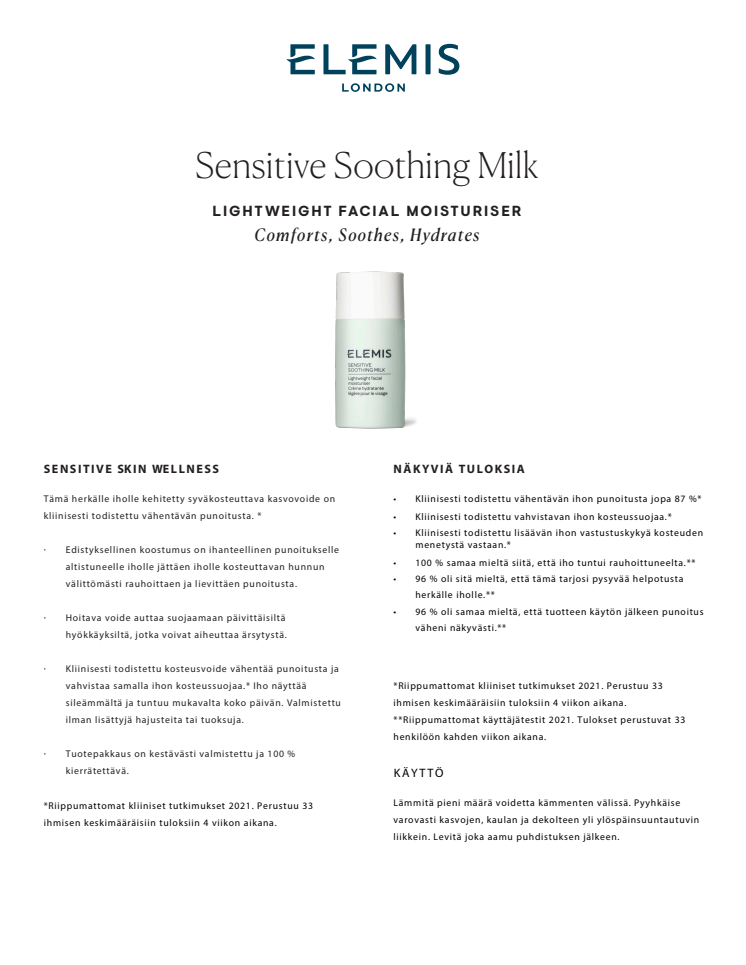 Sensitive Soothing Milk Press Release_FI.pdf
