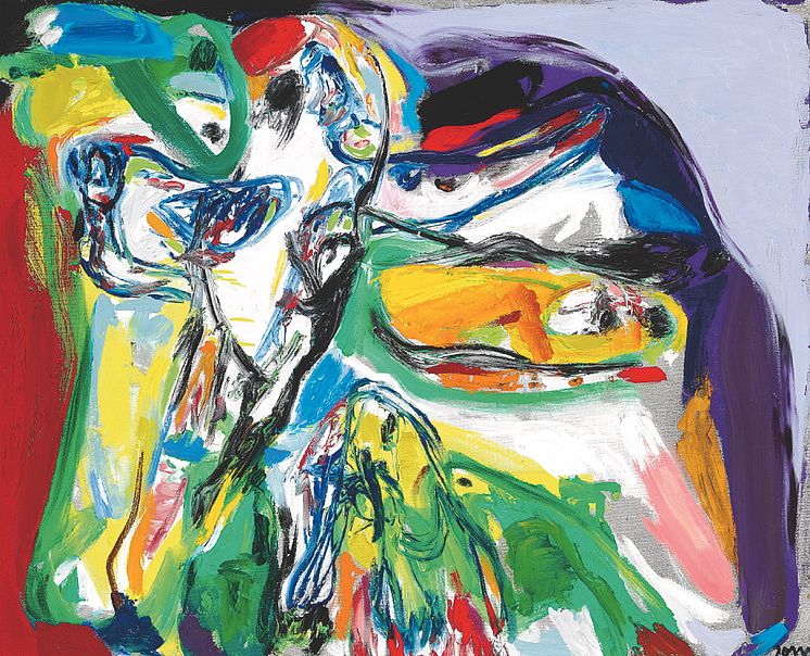 Asger Jorn: "La Joie d'être" (The joy of being), 1969. Hammerslag: 1,8 mio. kr.