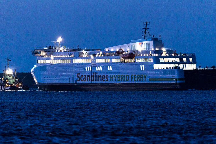 Scandlines’ nye færge har forladt værftet