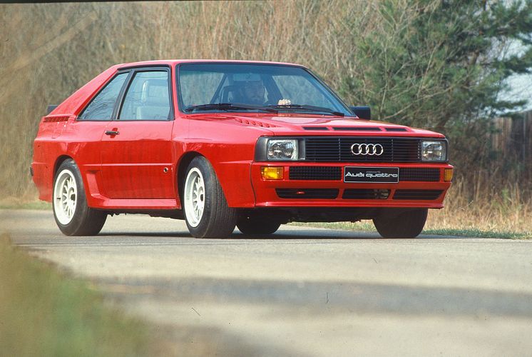 Audi quattro fra 1980