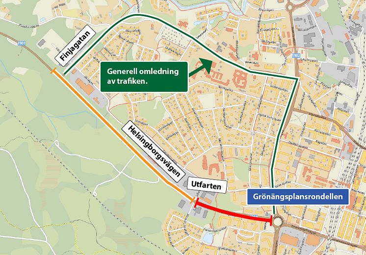 Helsingborgsvägen Finjagatan