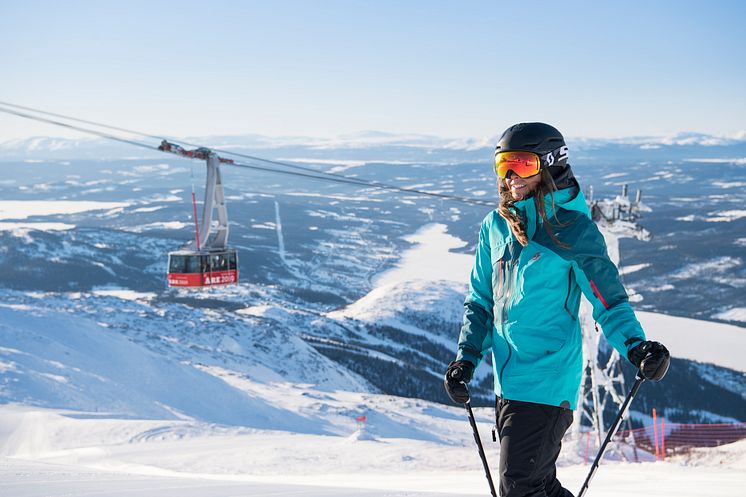 På ski i Åre