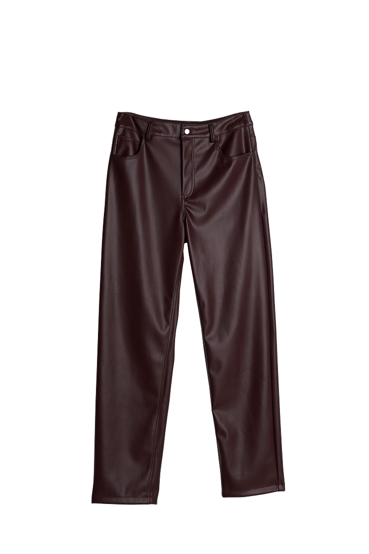 90s PU trousers 