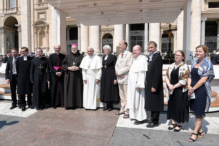 Ekumeniskt möte med påve Franciskus