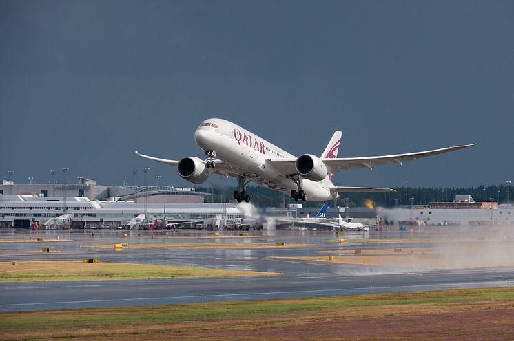 Qatar Airways Dreamliner ARN