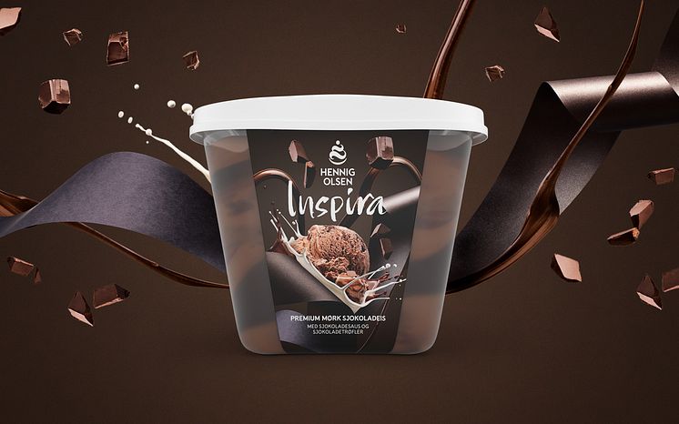 Inspira Premium Mørk Sjokoladeis